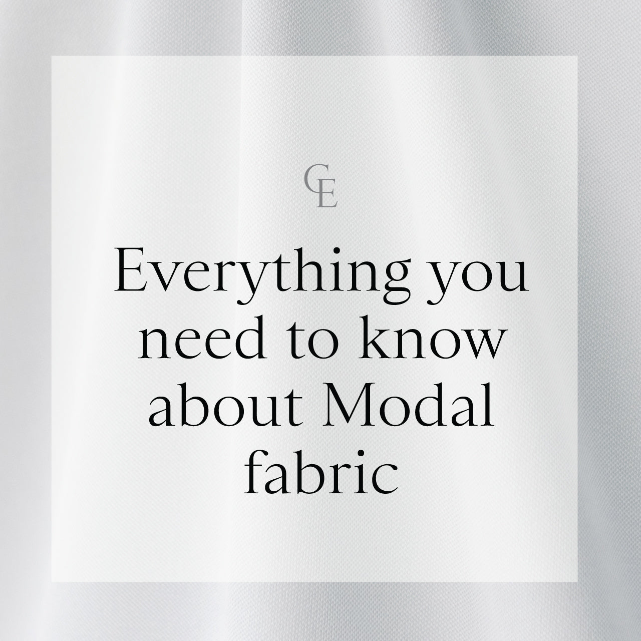 Everything You Need to Know About Modal Fabric
