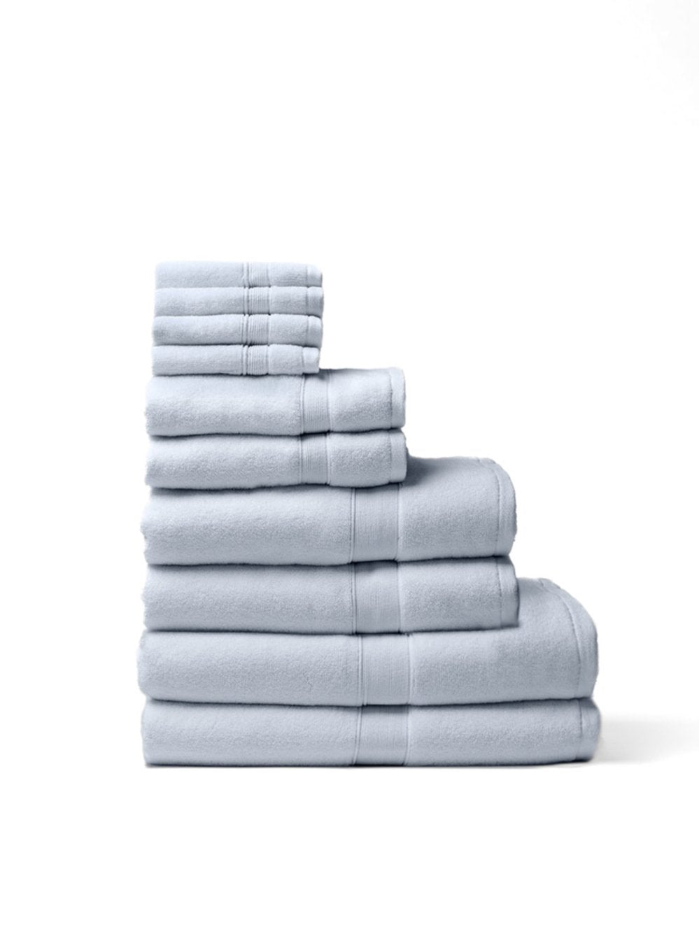 Complete luxe bath bundle folded with white background 