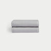 Harbor Mist Waffle Hand Towel set neatly folded. The photo was taken with a white background. |Color:Harbor Mist