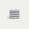 Harbor Mist Waffle Cloths neatly folded. The photo was taken with a white background. |Color:Harbor Mist