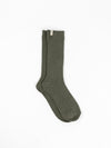 Cozy Earth Plush Lounge Calf Sock 1-Pack in Olive |Color:Olive