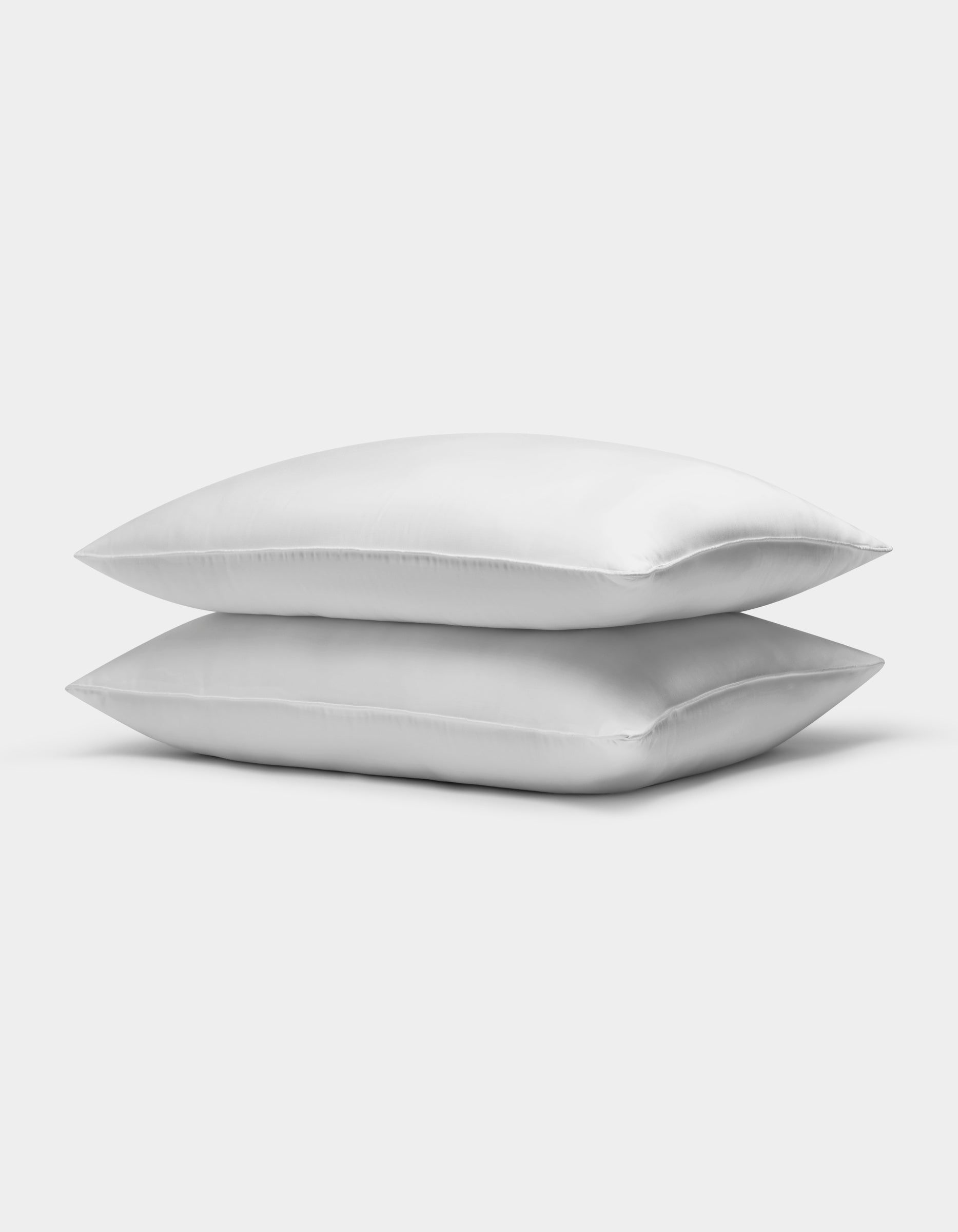 Two Cozy Earth Bamboo Insert Bundle pillows stacked together against a plain white background.