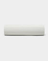 The Cozy Earth Bamboo Sheet Set is shown against a plain white background.|Color:Classic Stripe in Laurel