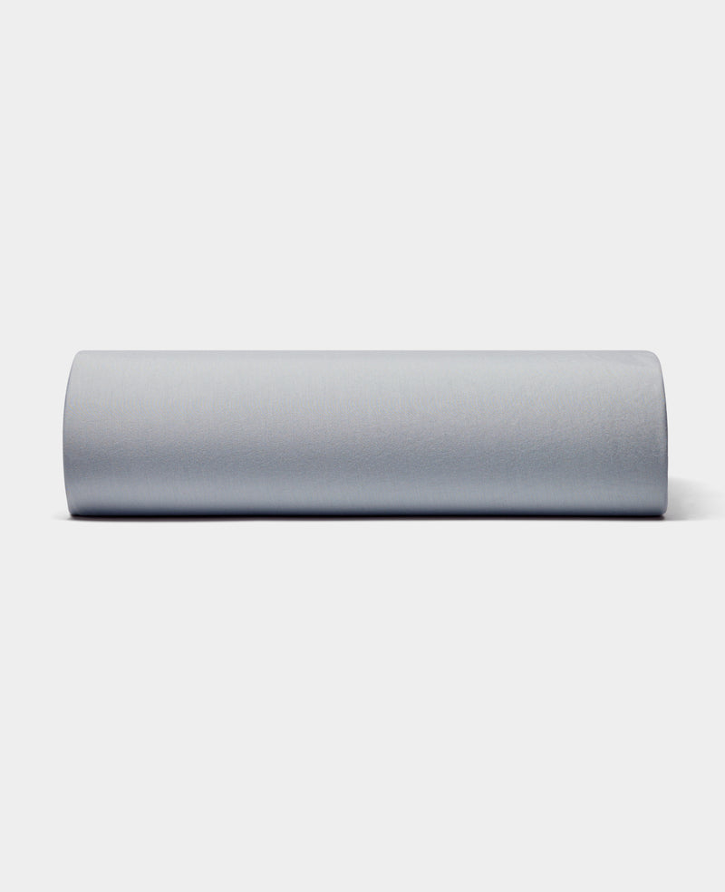 A Bamboo Jersey Fitted Sheet by Cozy Earth is displayed against a plain white background, shown from a front view.