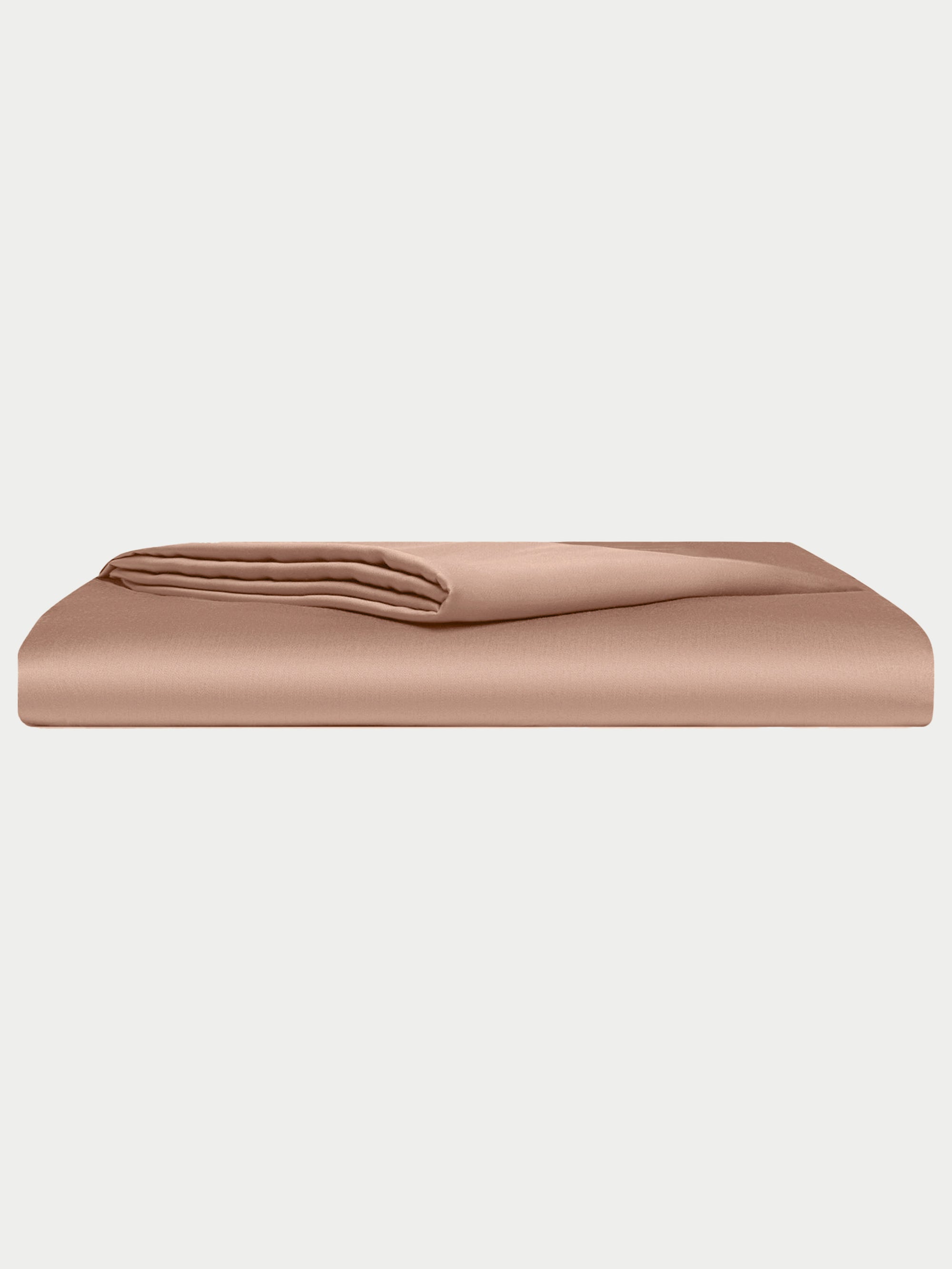 Clay top sheet folded with white background 