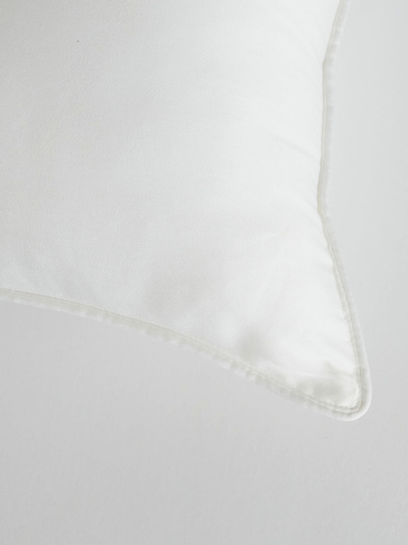 Travel pillow corner with white background