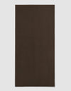 The Cozy Earth Loop Terry Bath Mat is shown on a light gray background. This plain, rectangular bath mat features a dark brown, solid color design without patterns or visible texture.|Color:Espresso