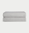 Waffle Bath Sheets in the color Light Grey. Photo of Waffle Bath Sheets taken with white a background. |Color:Light Grey