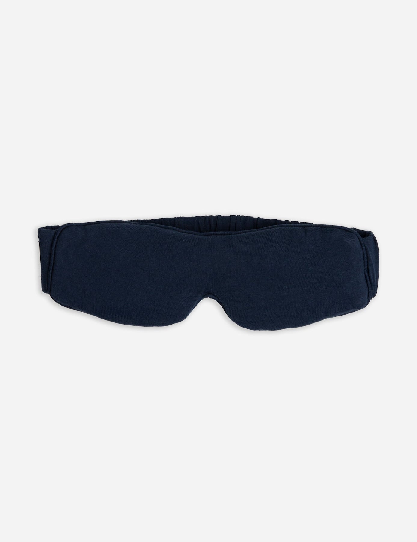 Navy sleep mask with white background 