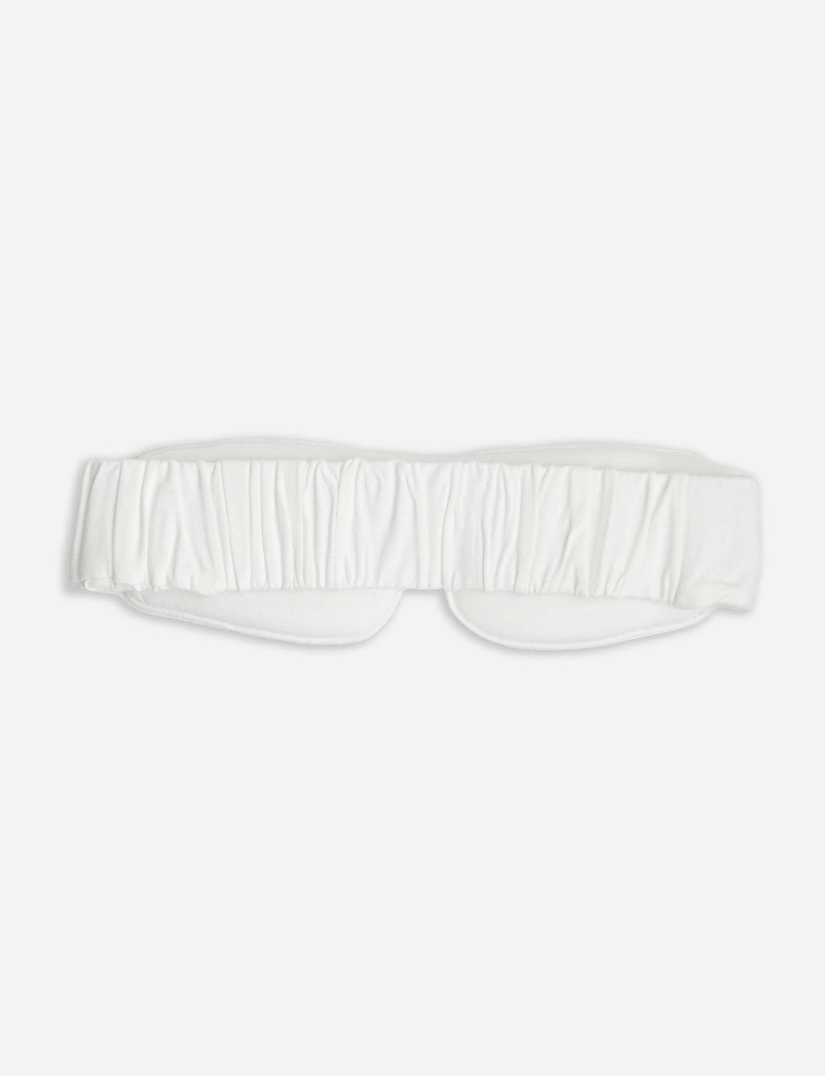 Ivory sleep mask with white background |Color:Ivory