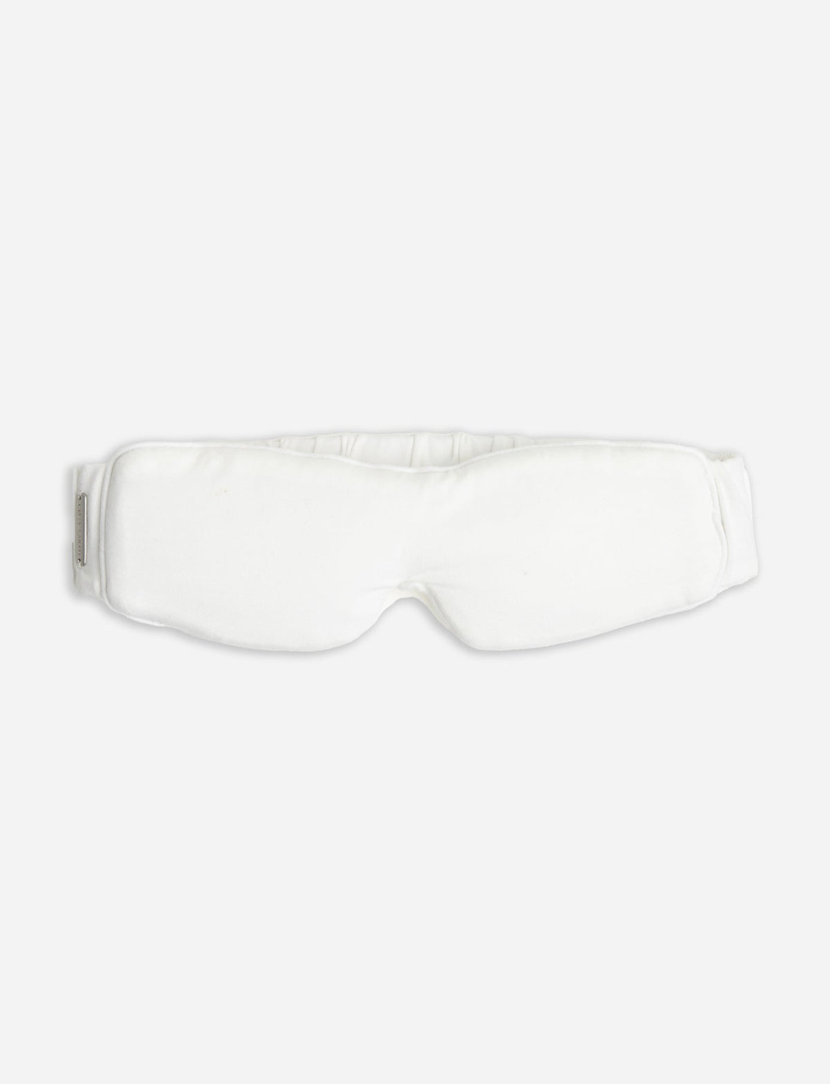 Ivory sleep mask with white background |Color:Ivory