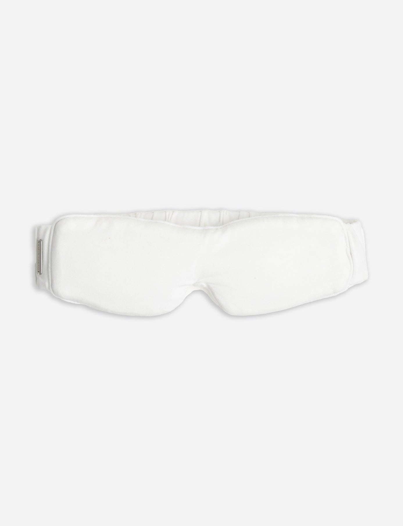 Ivory sleep mask with white background 